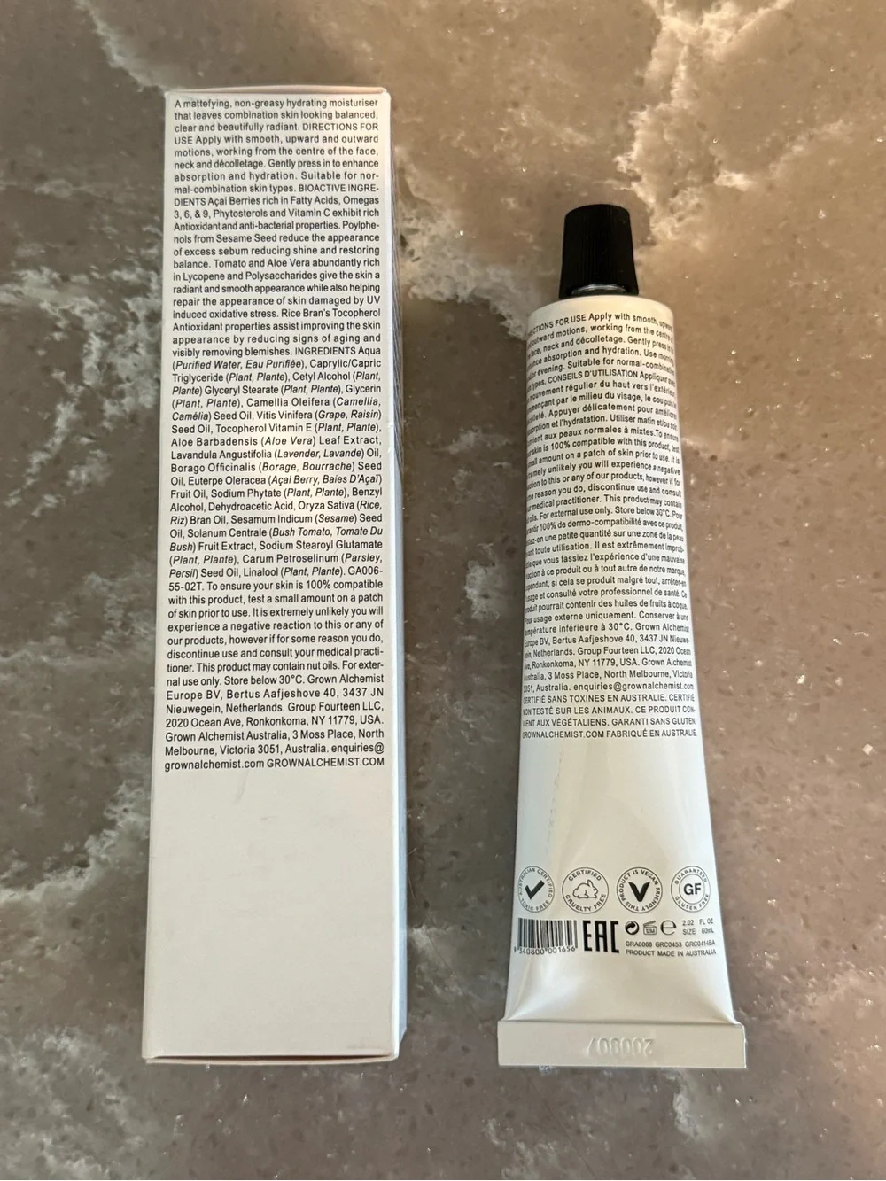 Grown Alchemist Matte Balancing Moisturiser - Açaí Berry & Borago